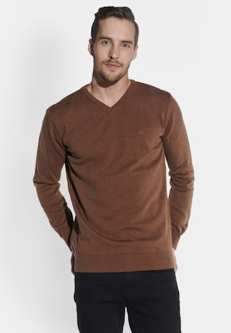Steffen Klein Sweater in Brown: front