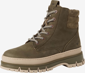 Tamaris Veterlaarsjes in Groen: voorkant