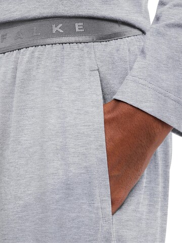 FALKE Regular Workout Pants in Grey