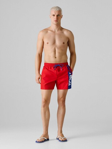 Red Bull Racing x Pepe Jeans Badehose 'RBR' in Rot