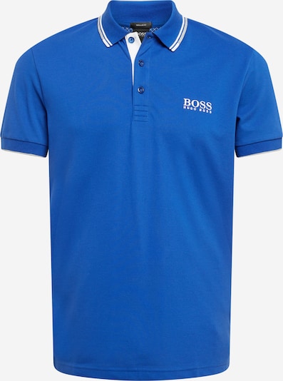 BOSS ATHLEISURE T-Krekls 'Paddy', krāsa - zils / balts, Preces skats