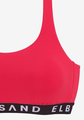 Elbsand Bustier Bikini - piros