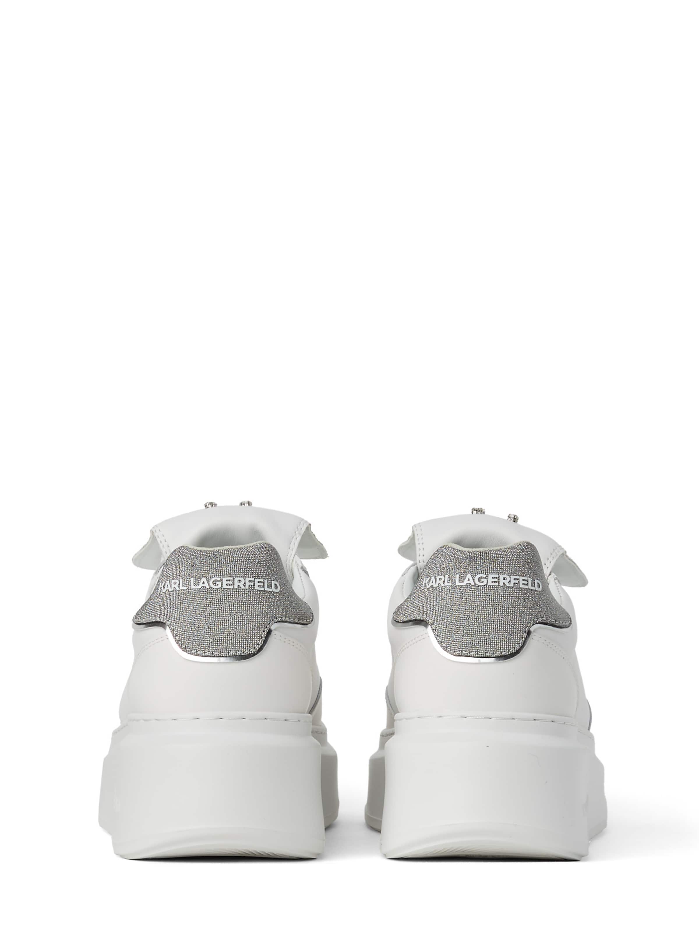 Karl Lagerfeld Platform trainers ' Anakapri Florastone' in White