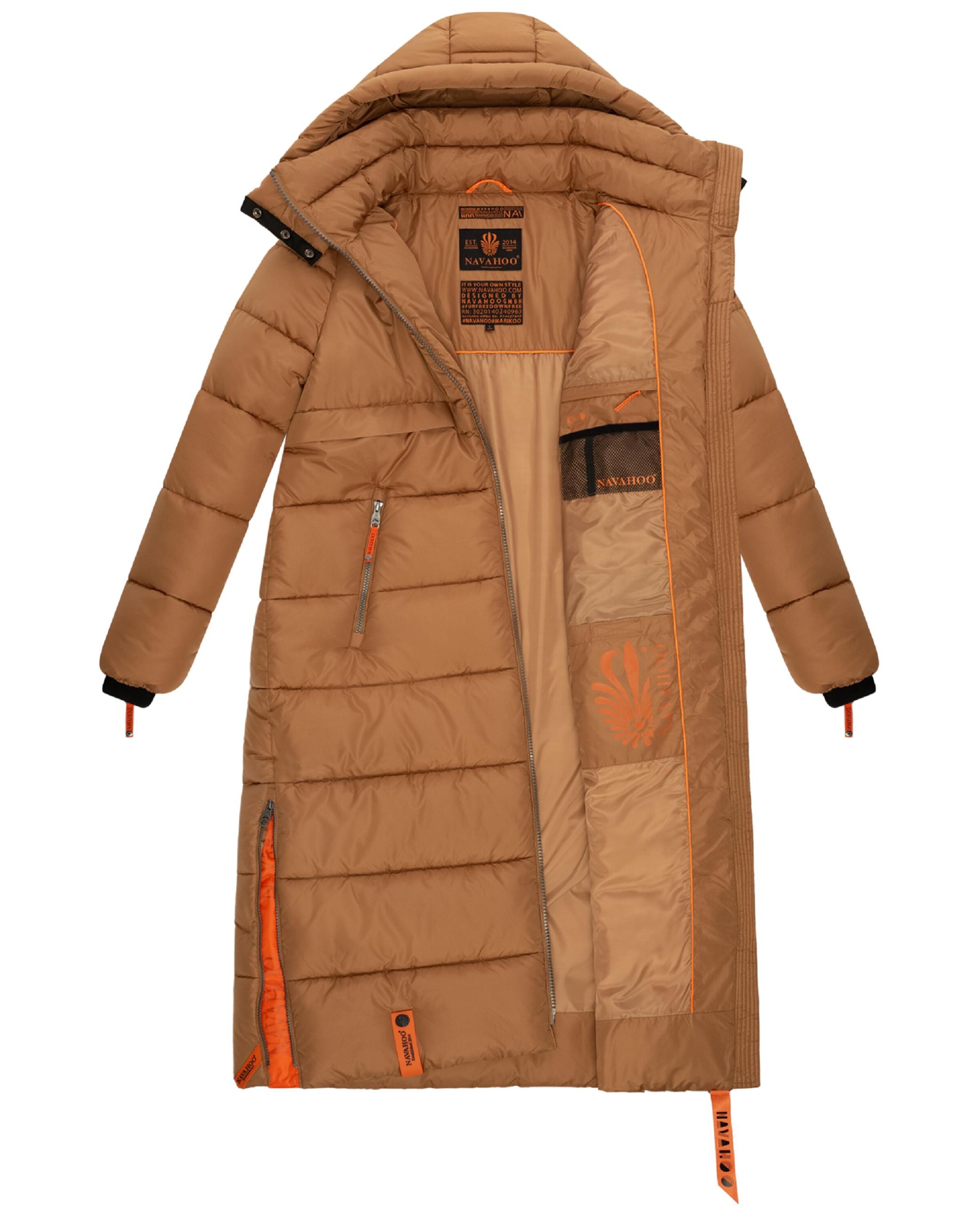 NAVAHOO Vinterkappa i brun