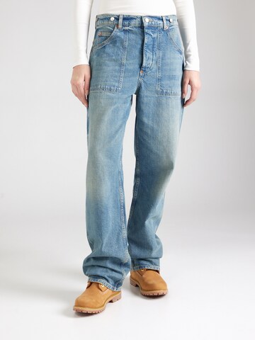 TOPSHOP Loosefit Jeans i blå: framsida
