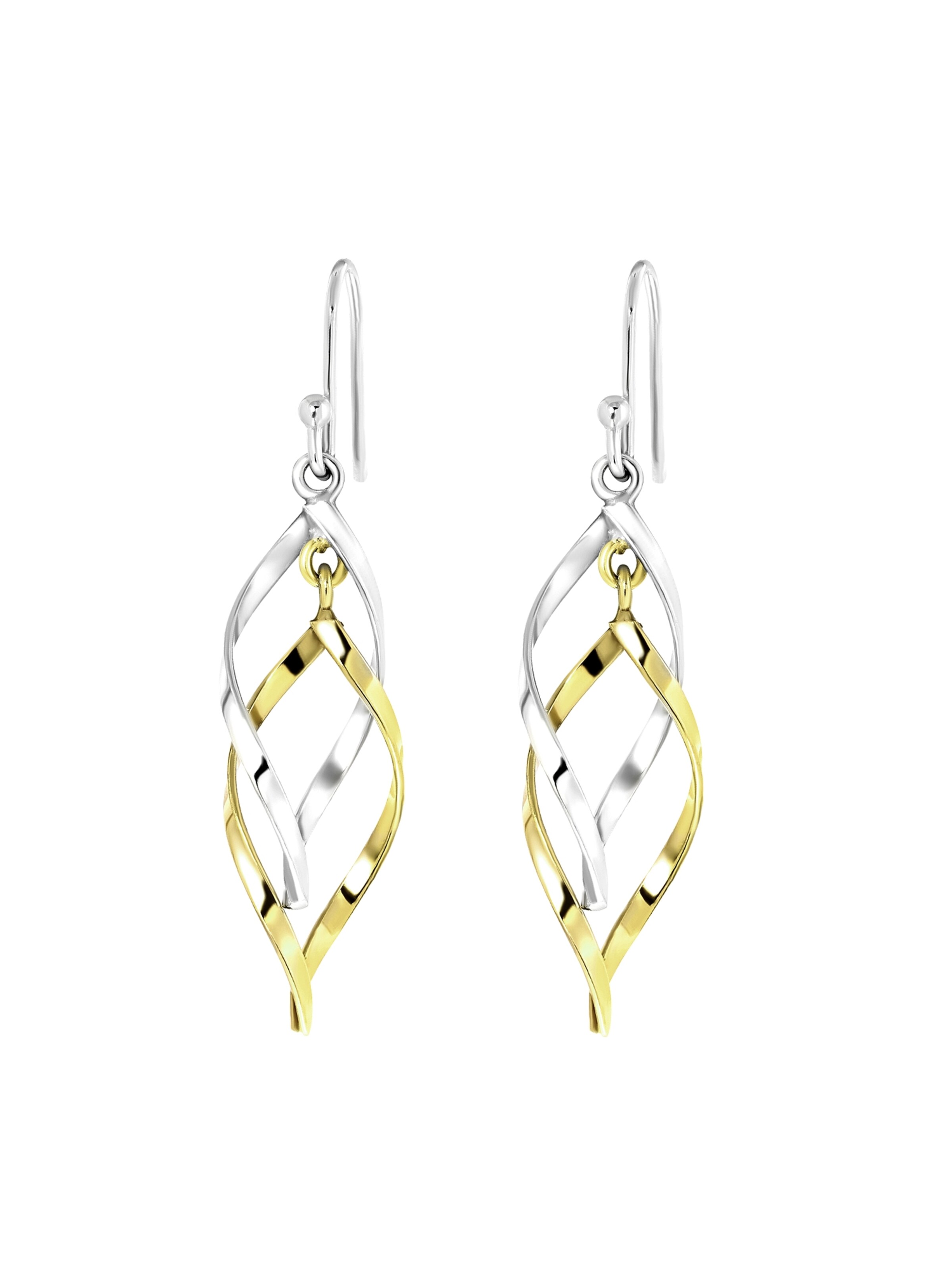 Lucardi Oorbellen in Zilver: voorkant