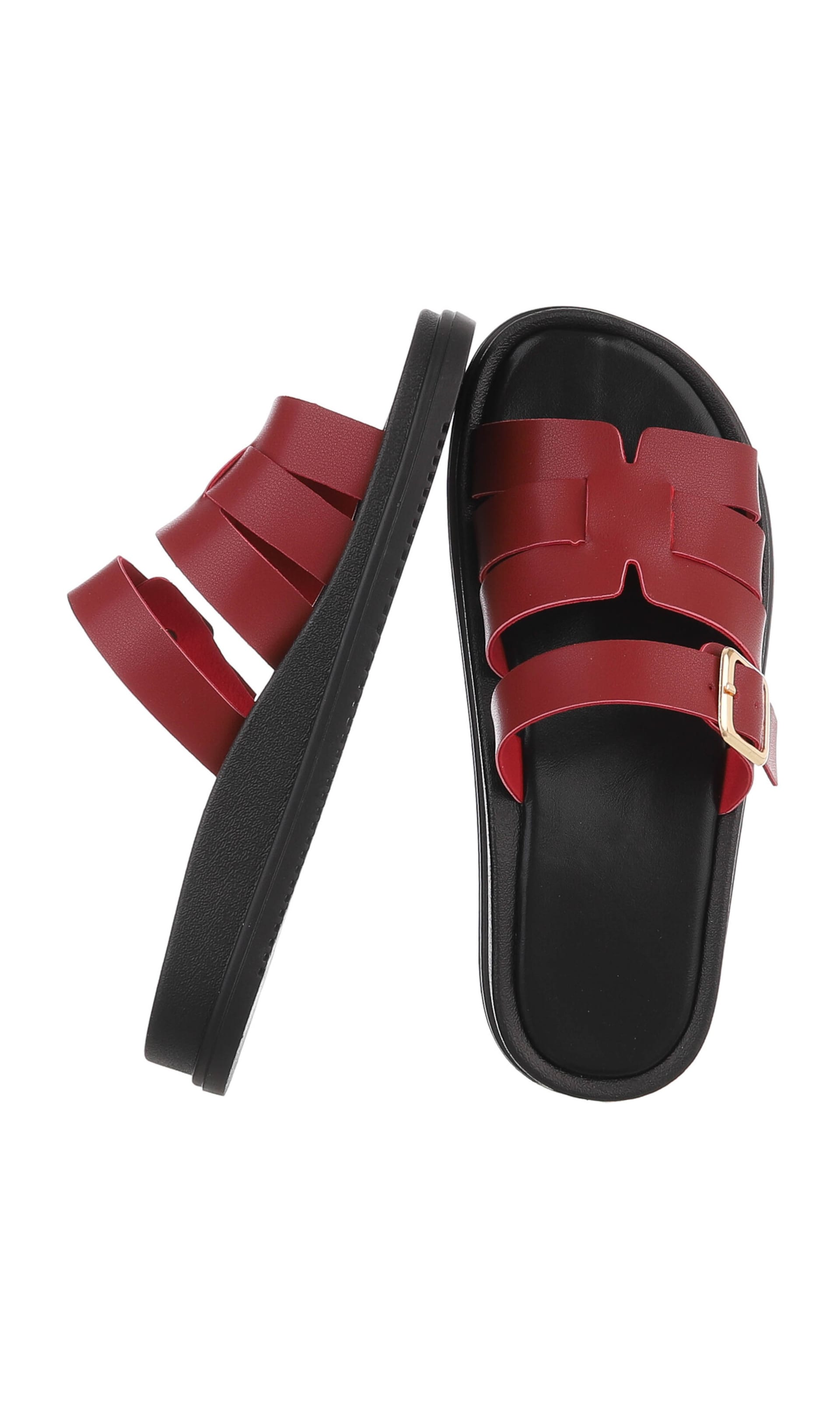 Ital-Design Mules in Red