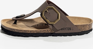 Bayton T-bar sandals 'Mercure' in Brown: front