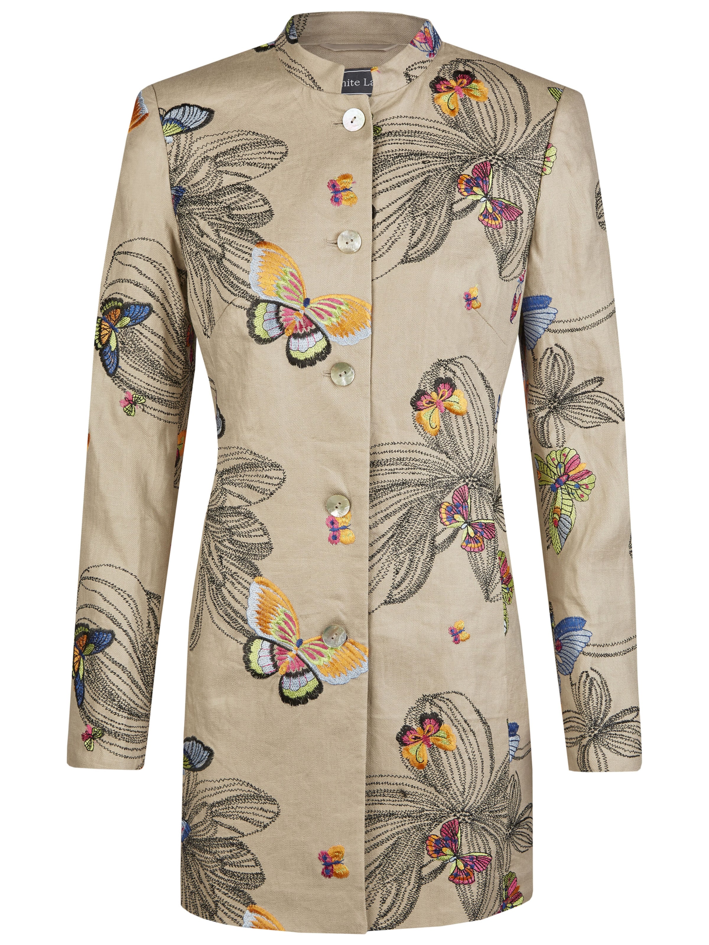 White Label Blazer in Beige: Vorderseite