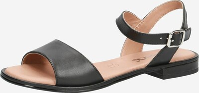 Sandale cu baretă CAPRICE pe negru, Vizualizare produs