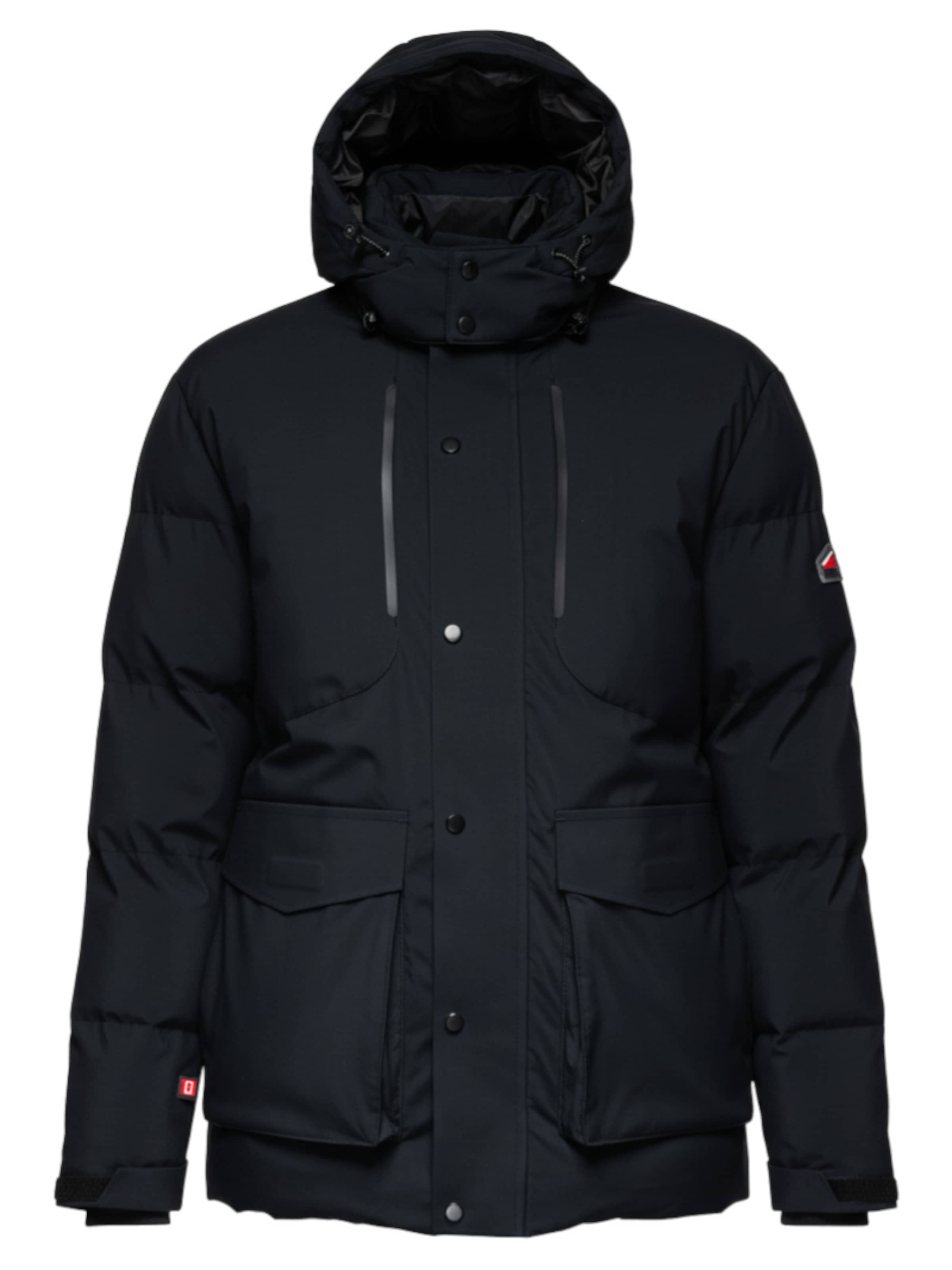 Ombre Outdoor jacket 'OM-JAHP-0306' in Black, Item view