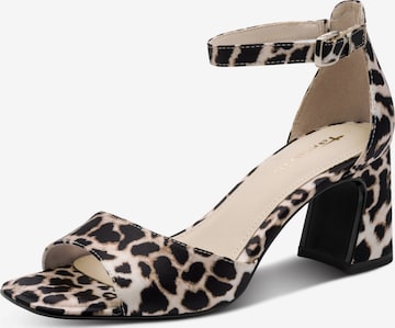 ruda Tamaris Basutės su dirželiais: priekis