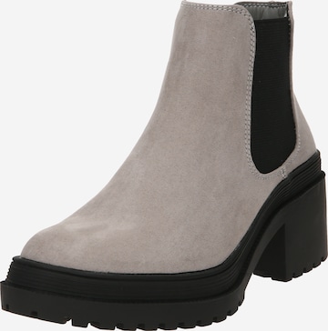 Dorothy Perkins Chelsea boots 'Atlas' in Grijs: voorkant