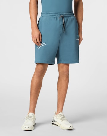 Plein Sport Regular Broek 'Scratch' in Blauw