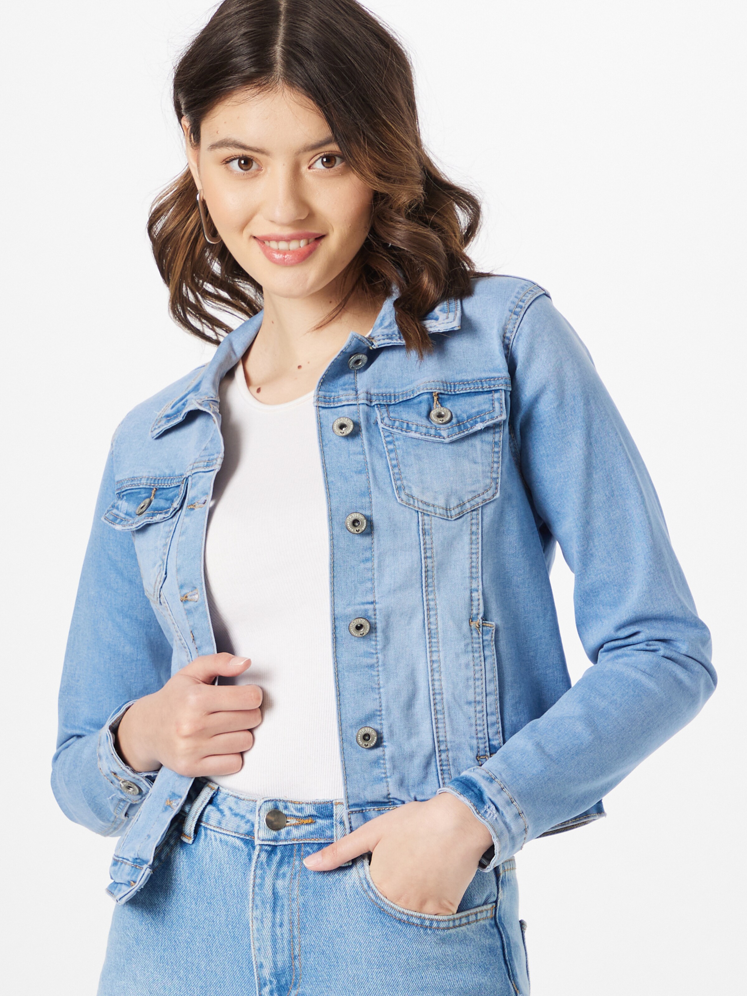 Frauen Jacken Hailys Jacke 'Enny' in Hellblau - AW02620 Frauen Jacken Hailys Jacke 'Enny' in Hellblau - AW02620