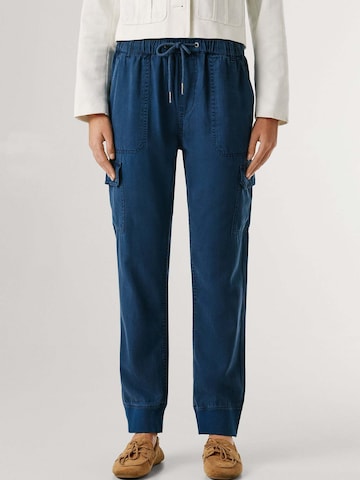 Loosefit Pantalon cargo Pepe Jeans en bleu : devant