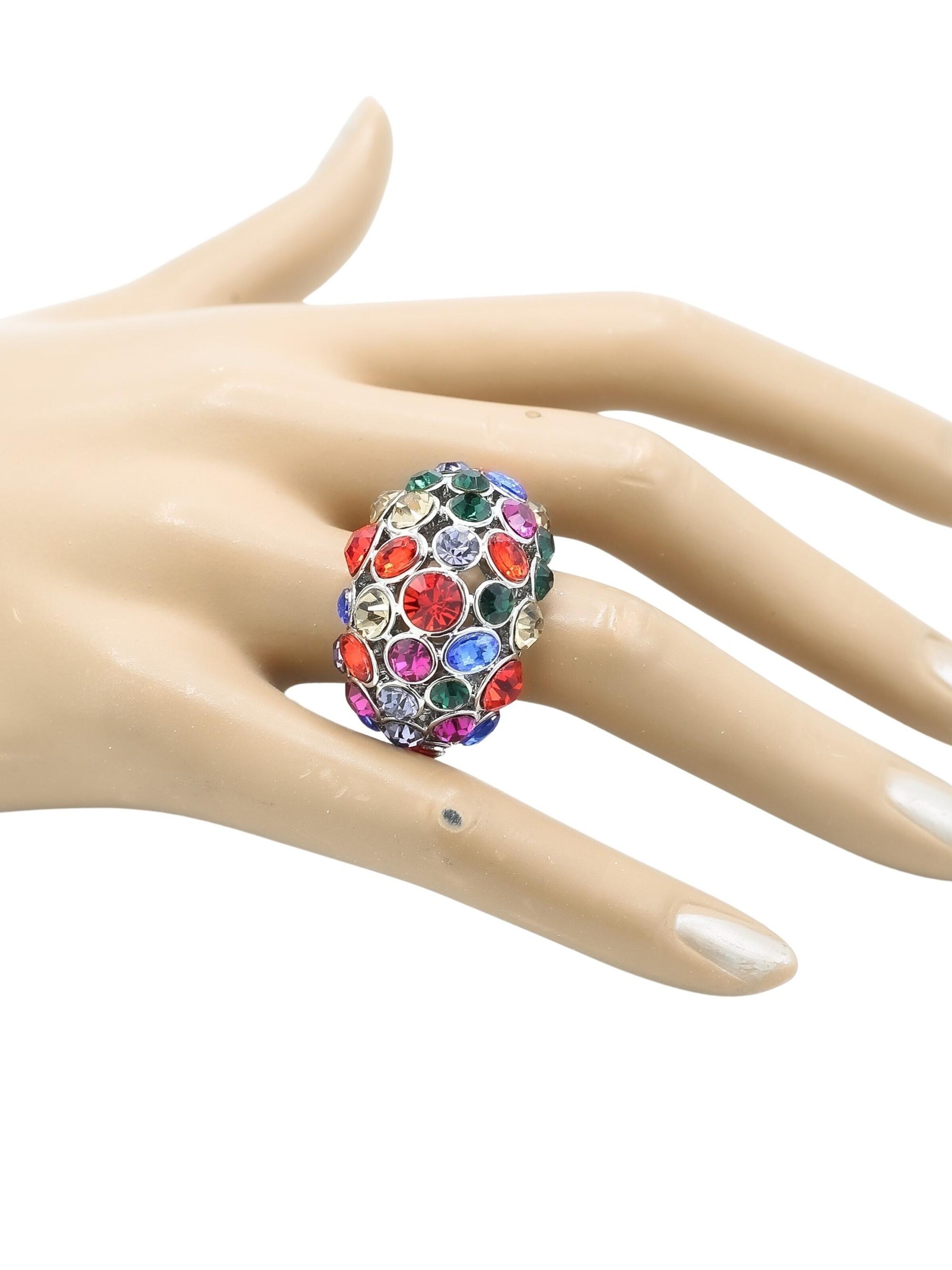 COLLEZIONE ALESSANDRO Ring 'Funkelzauber' in Mixed colors
