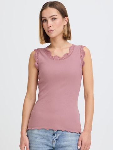 Oxmo - Top ' OXNSuna Lace ' em rosa: frente