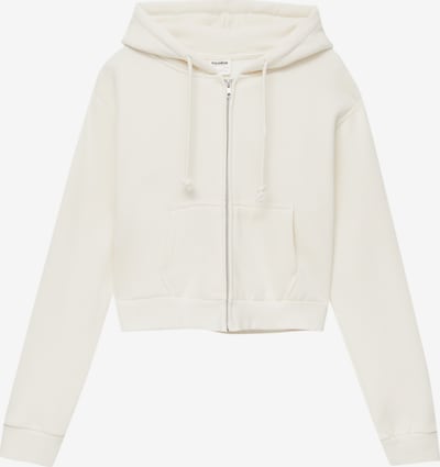 Pull&Bear Veste de survêtement en blanc, Vue avec produit