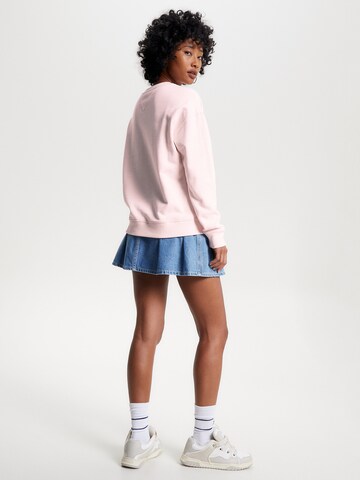 Sweat-shirt Tommy Jeans en rose