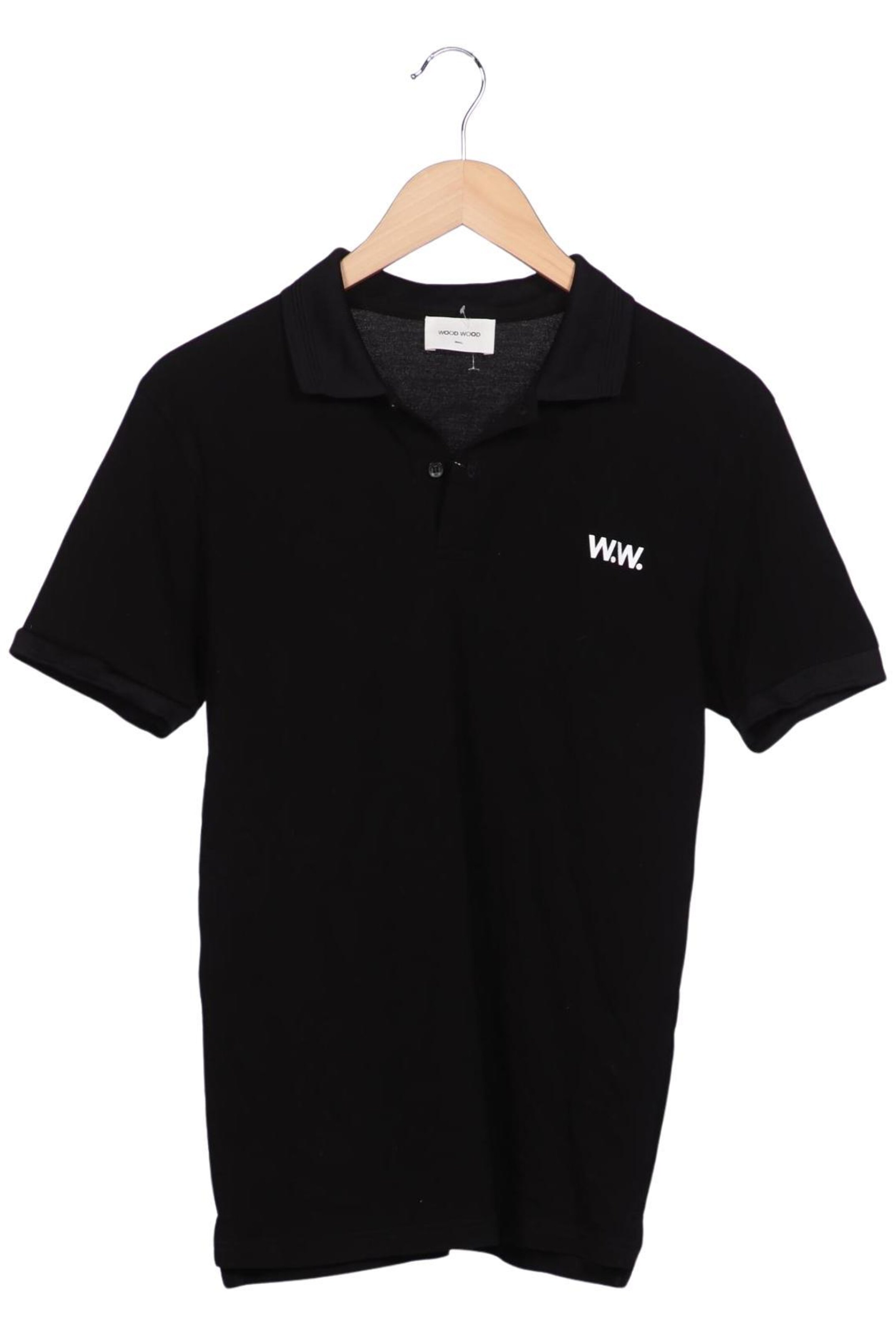WOOD WOOD Shirt in S in Black: front
