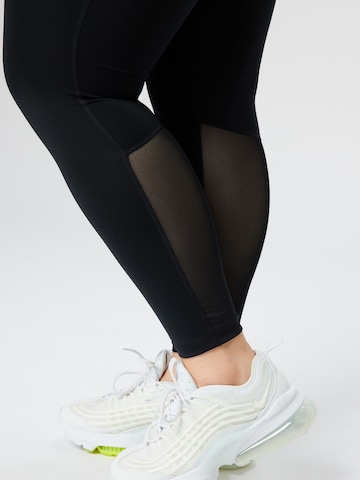 NIKE Skinny Sportbroek in Zwart