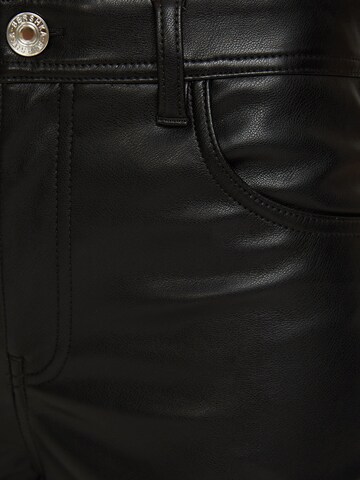 Bershka Regular Pants in Black