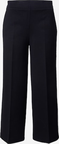 Wide Leg Pantalon à plis MORE & MORE en noir : devant