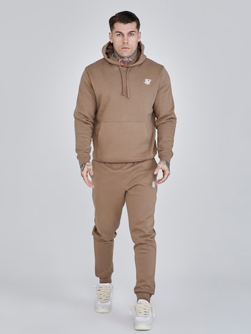 Tapered Pantaloni di SikSilk in marrone