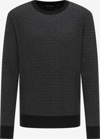 TUFFSKULL Pullover in stone / schwarz, Produktansicht