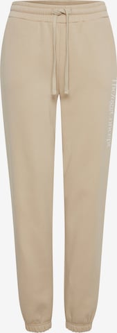 The Jogg Concept Tapered Pants in Beige: front