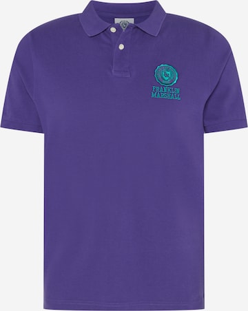 FRANKLIN & MARSHALL Poloshirt in Lila: front