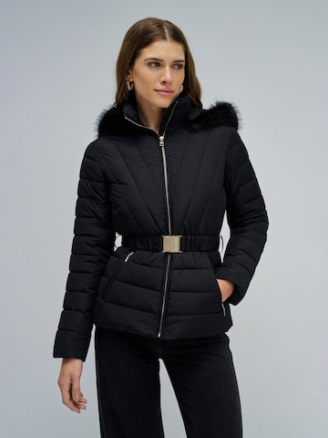 Salsa Jeans Winter jacket in Black: front