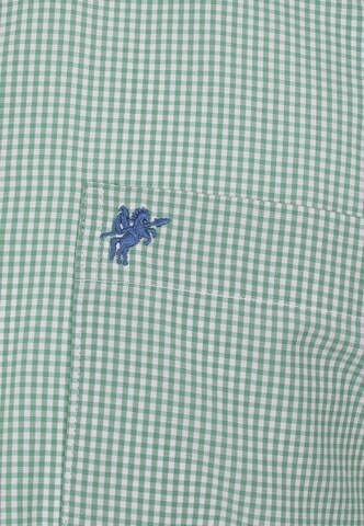Coupe regular Chemise ' ERIC ' DENIM CULTURE en vert