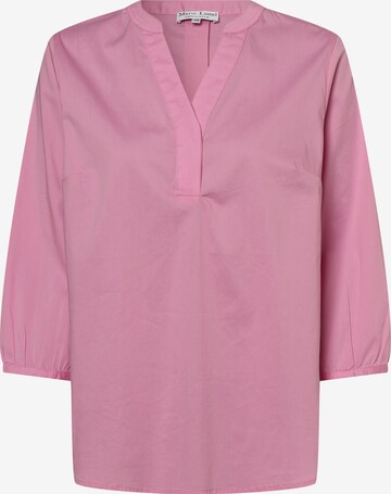Marie Lund Blouse in Roze: voorkant