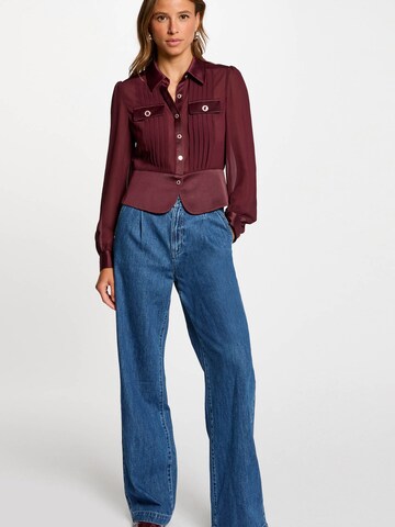 Morgan Bluse '232-CLOCLO' in Lila