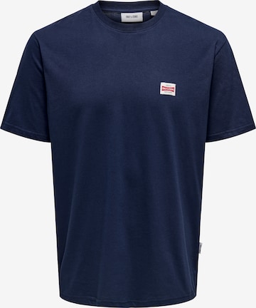 Only & Sons T-shirt 'ONSDawson' i blå: framsida