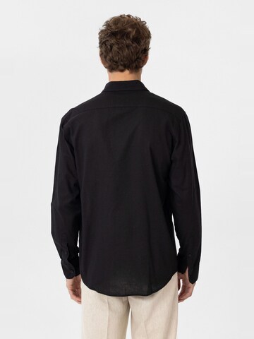 Antioch Regular fit Overhemd 'Aland' in Zwart