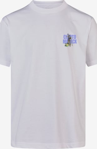 Cleptomanicx Shirt in White: front