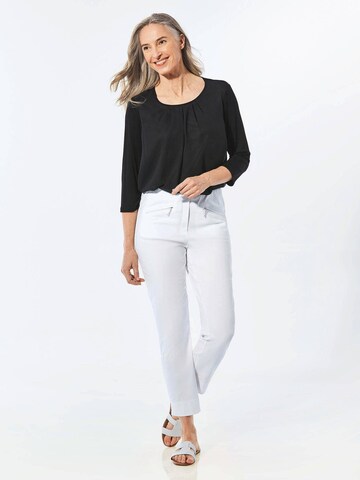 Goldner Tapered Trousers 'LOUISA' in White