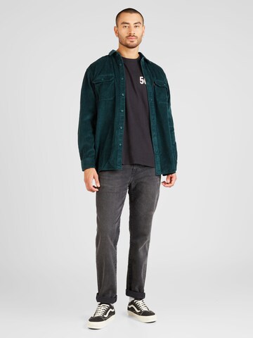 LEVI'S ® Comfort fit Overhemd 'Jackson Worker Corduroy Overshirt' in Groen