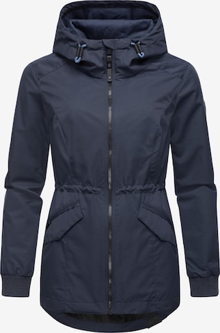 Ragwear Toiminnallinen takki 'Dowey' värissä sininen: etupuoli