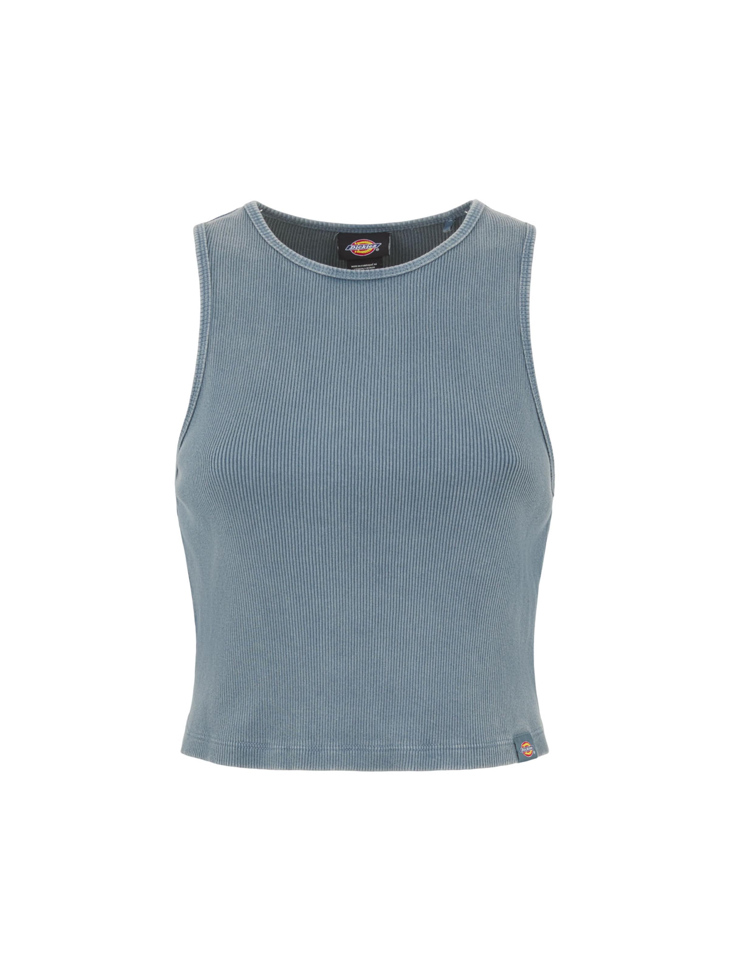 DICKIES Top 'PLENTYWOOD' – modrá: přední strana