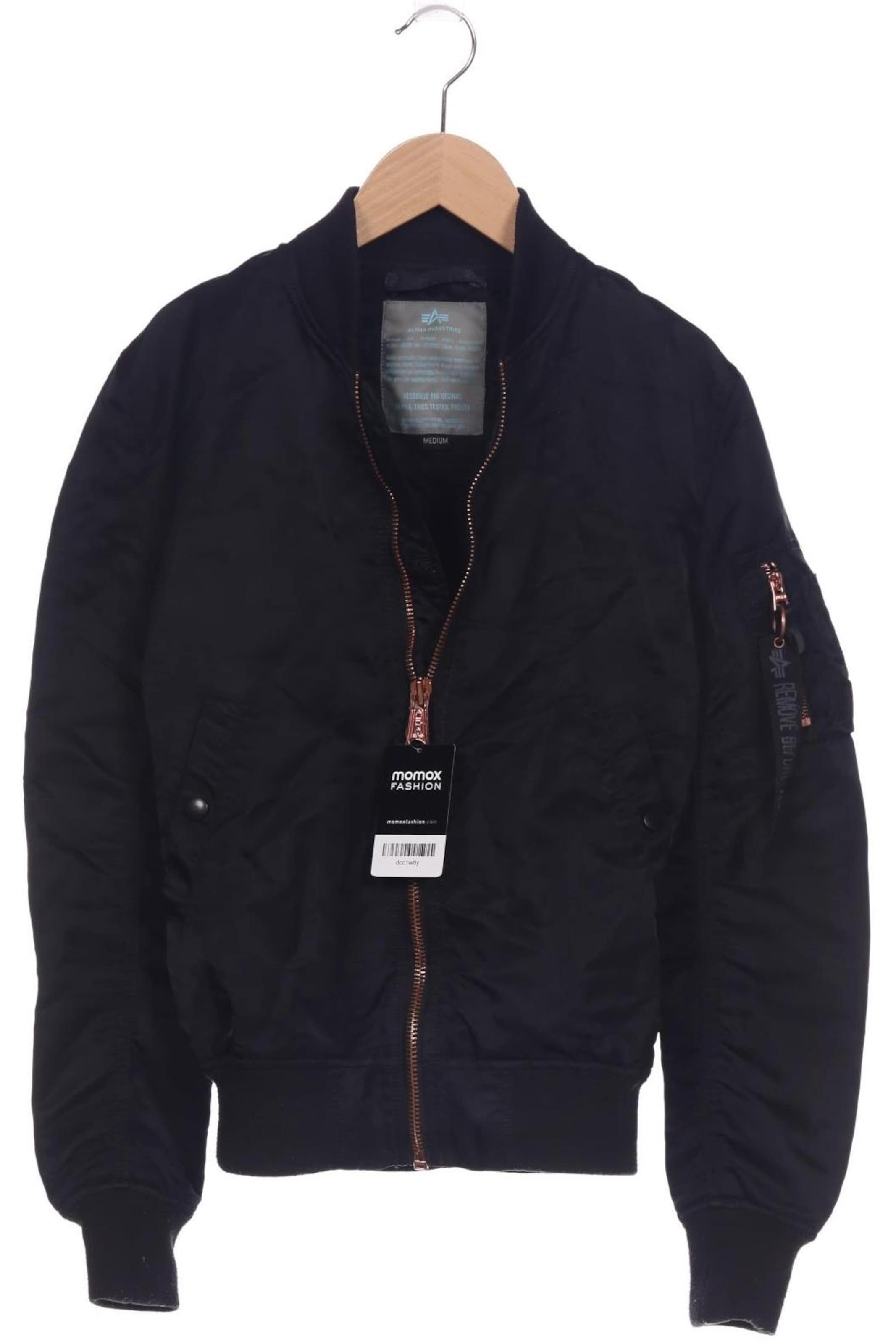 ALPHA INDUSTRIES Jacket & Coat in M in Black: front