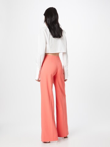 DRYKORN Wide leg Trousers with creases 'Before' in Pink