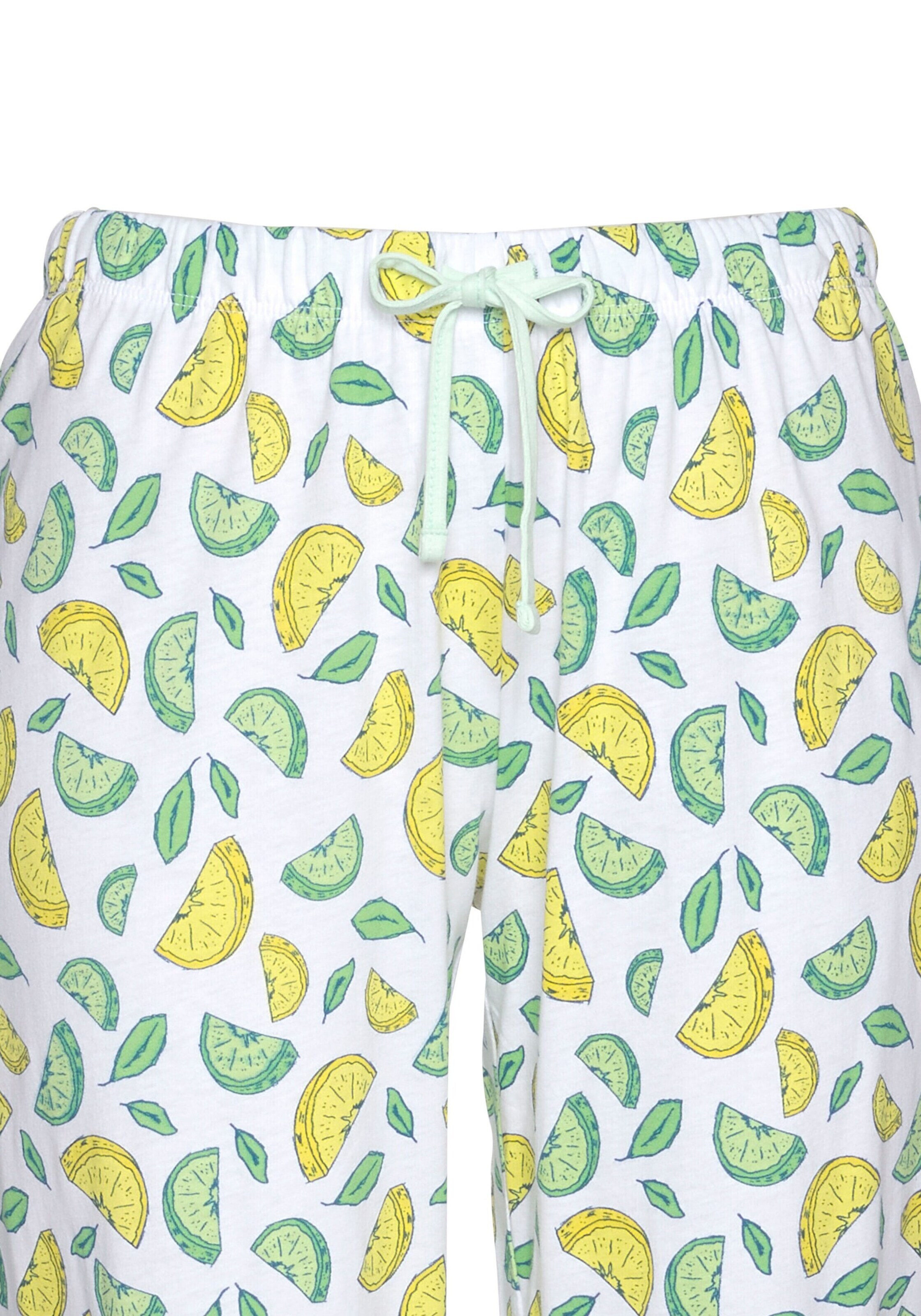 PEANUTS Pyjama in Grün