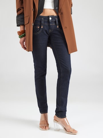 Herrlicher - Slimfit Calças de ganga 'Pitch' em azul: frente