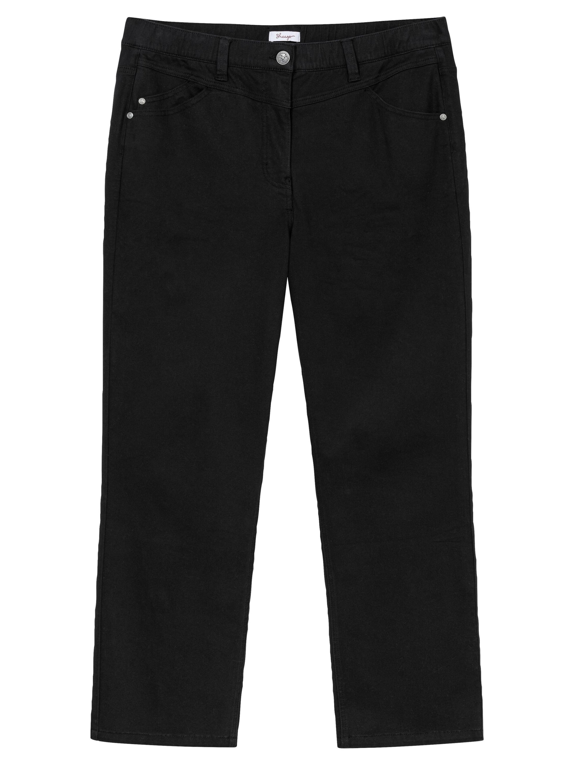 juoda SHEEGO Standartinis Kelnės: priekis