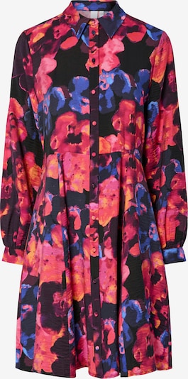 Palaidinės tipo suknelė 'YASKAYA' iš YAS, spalva – tamsiai mėlyna / geltona / ryškiai rožinė spalva / juoda, Prekių apžvalga