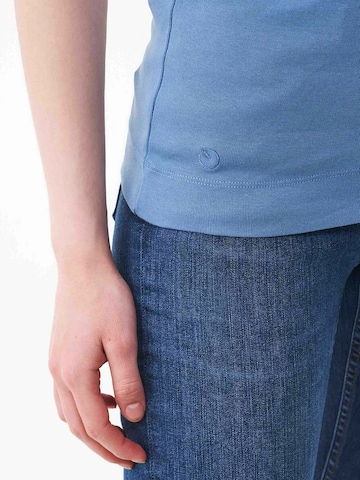 Organication Top in Blau